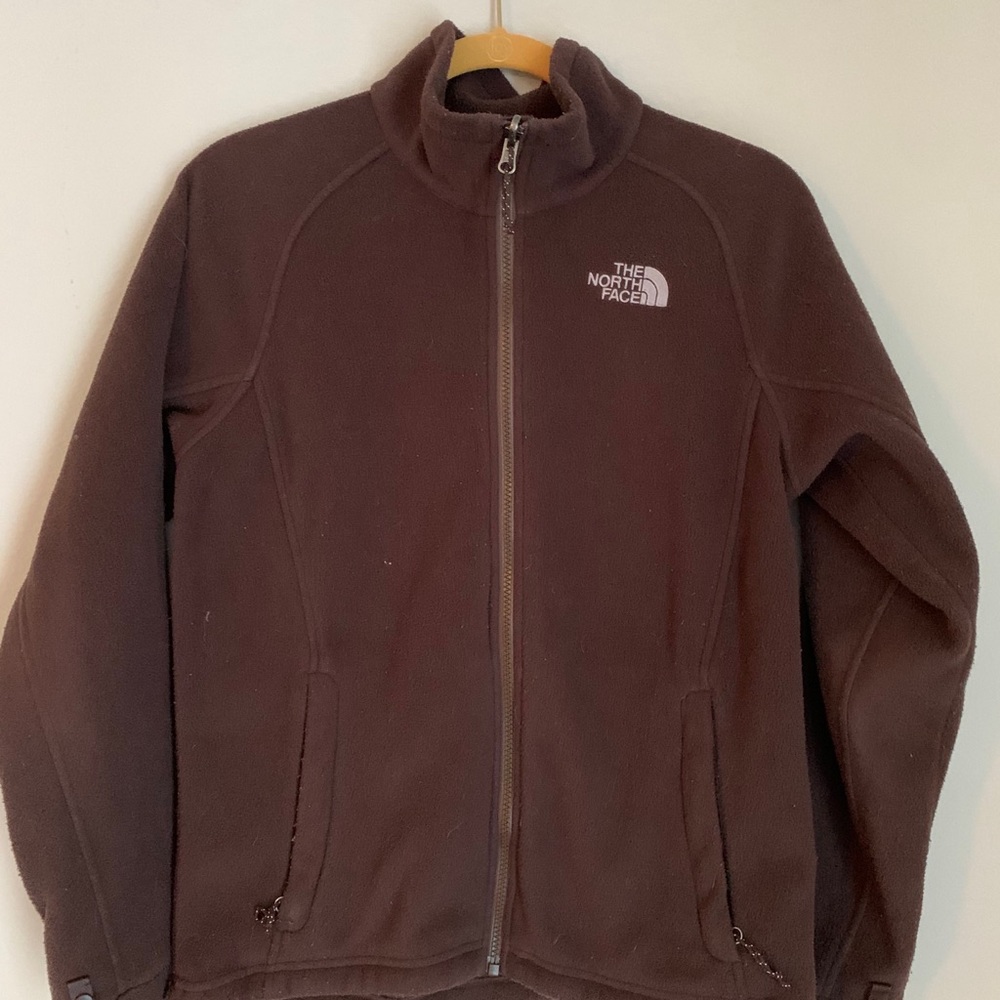 Brown North face Fleece Jacket